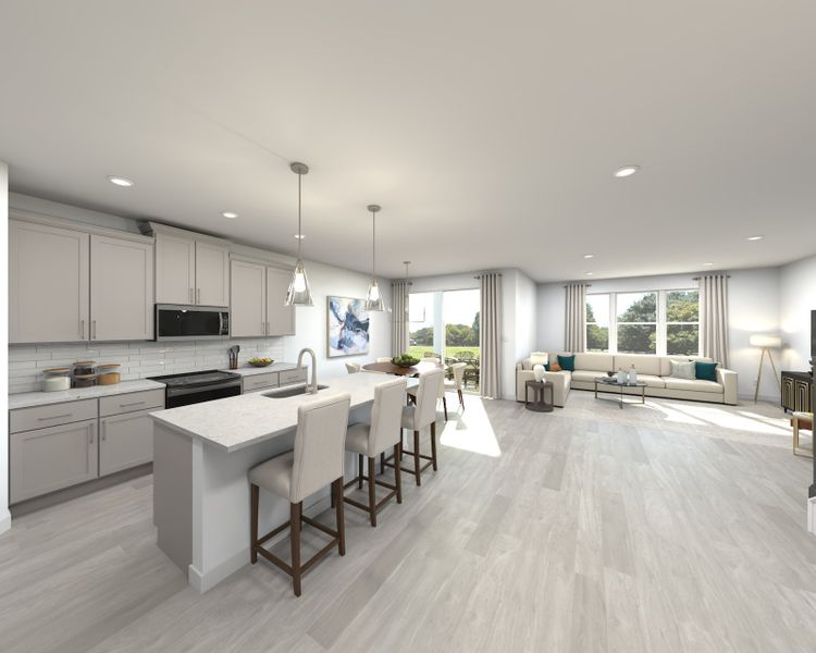 Furnished interior view inside a new home in Magnolia Bay - Reserve Series, Nokomis (Image 5).