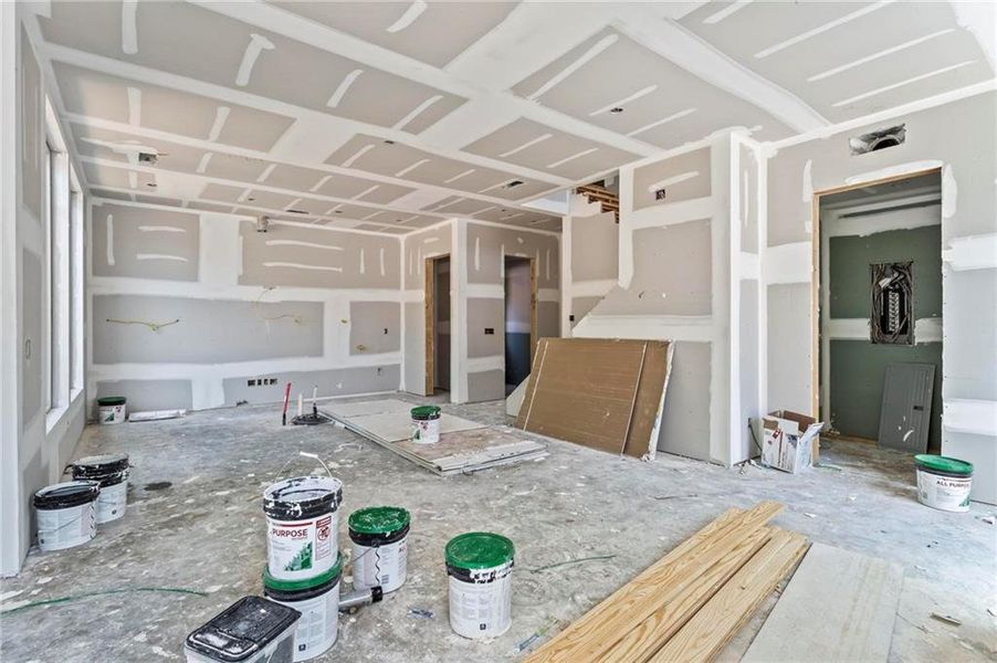 In-progress construction of a new home in , Atlanta, GA (Image 5).