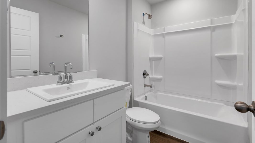 Furnished interior view inside a new home in Overlook West, Wolfforth (Image 4). Furnished interior view inside a new home in Overlook West, Wolfforth (Image 4).