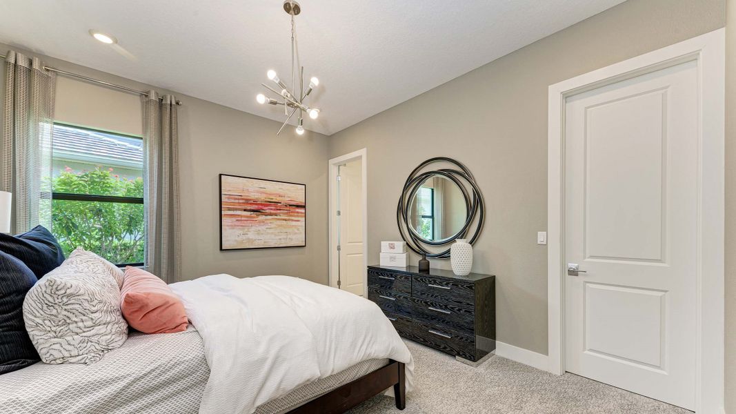 Secondary Bedroom - Model shown is without Bonus Room