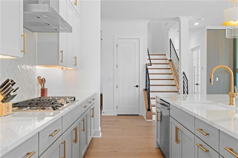 Furnished interior view inside a new home in , Marietta (Image 19).