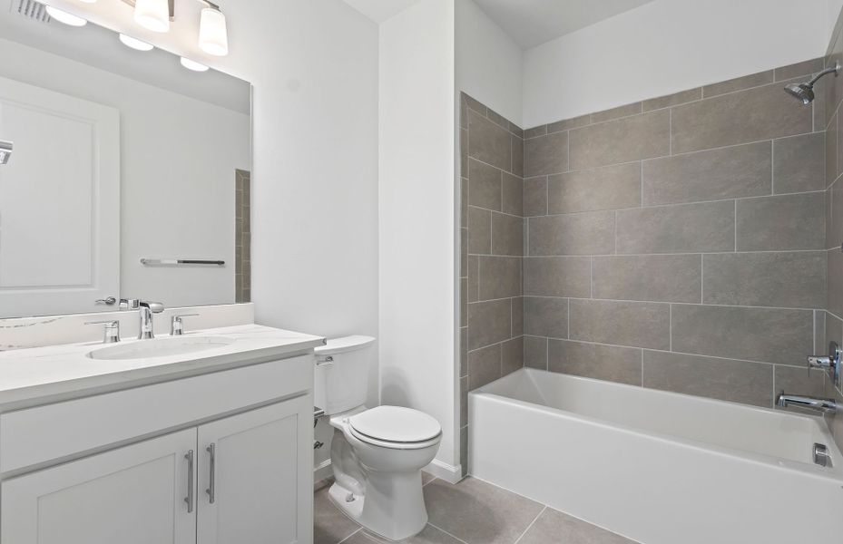 Furnished interior view inside a new home in Del Webb Naples, Ave Maria (Image 12).