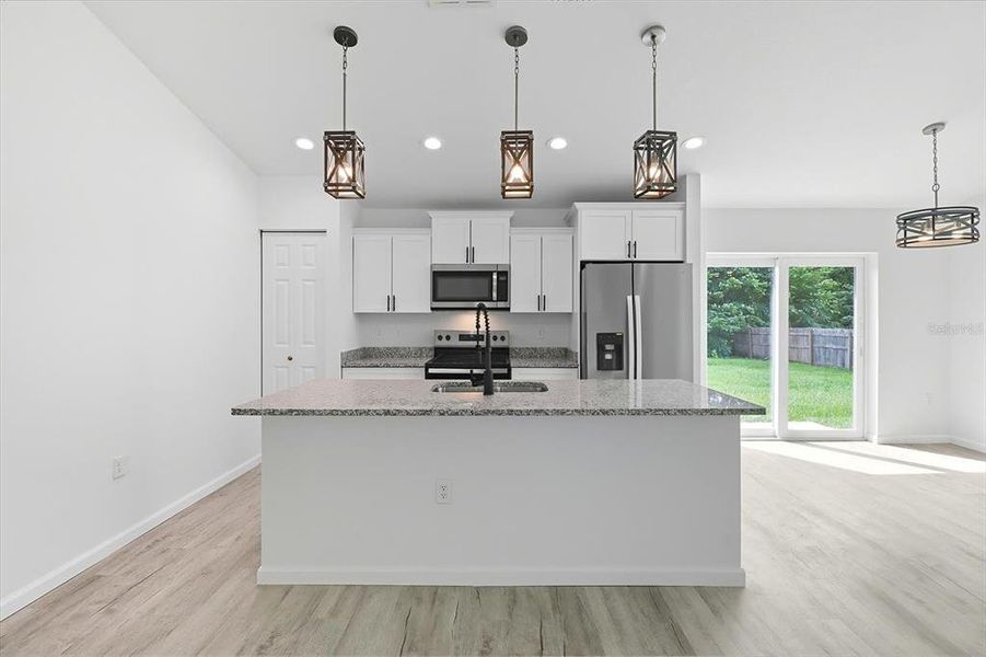 Furnished interior view inside a new home in , Dunnellon (Image 5).