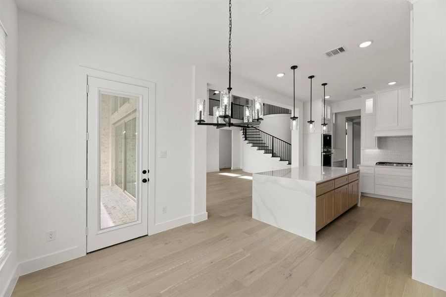 Furnished interior view inside a new home in Cambridge Estates - Harwood, Prosper (Image 16).