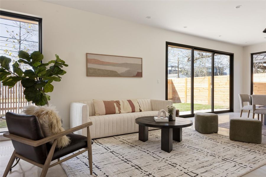 Furnished interior view inside a new home in , Austin (Image 6).