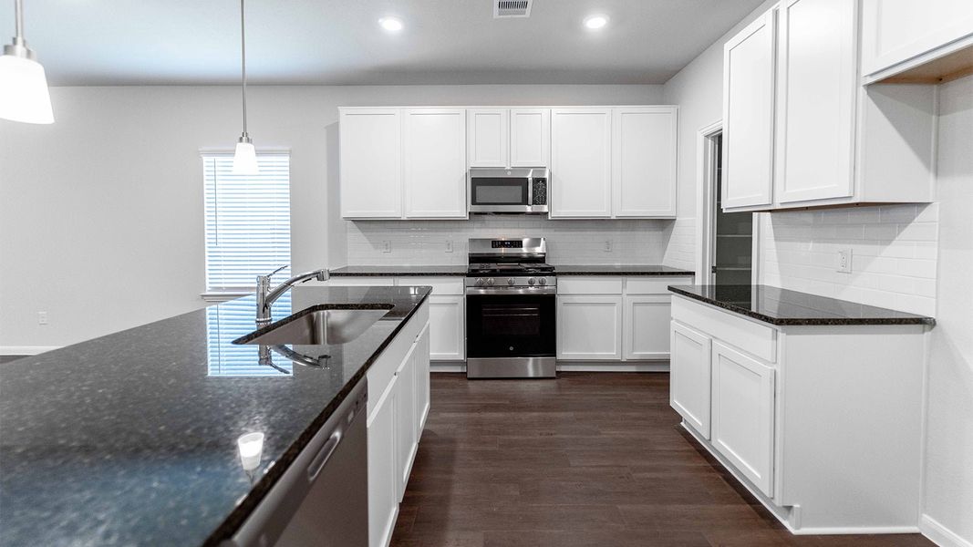 Furnished interior view inside a new home in Windrose Green, Angleton (Image 4).