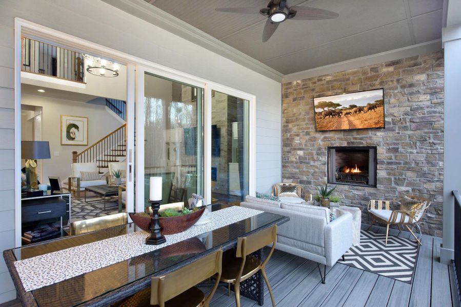 The Theodore Outdoor Living Area The Theodore Outdoor Living Area