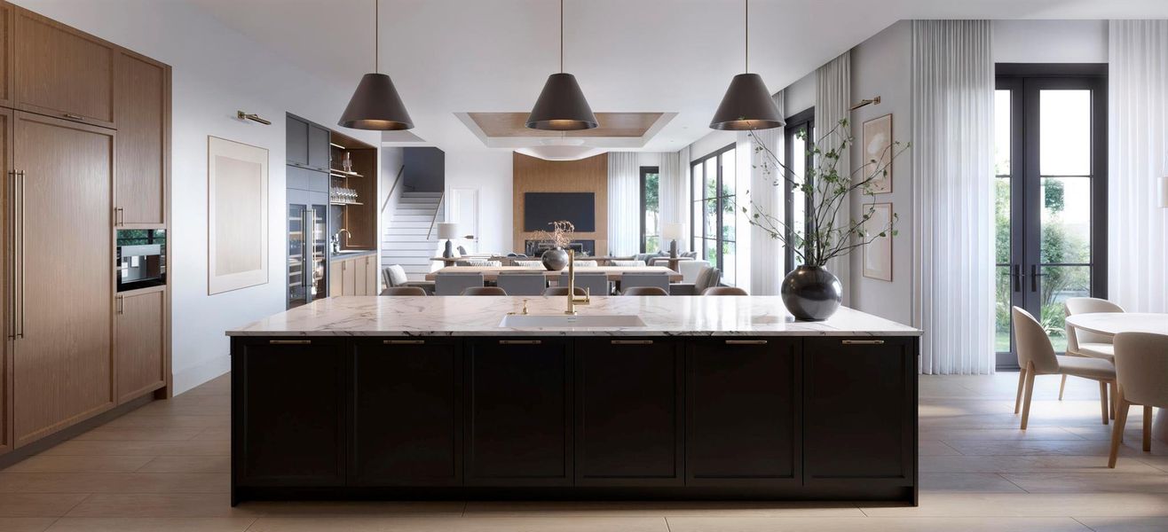 Furnished interior view inside a new home in , Boca Raton (Image 35).