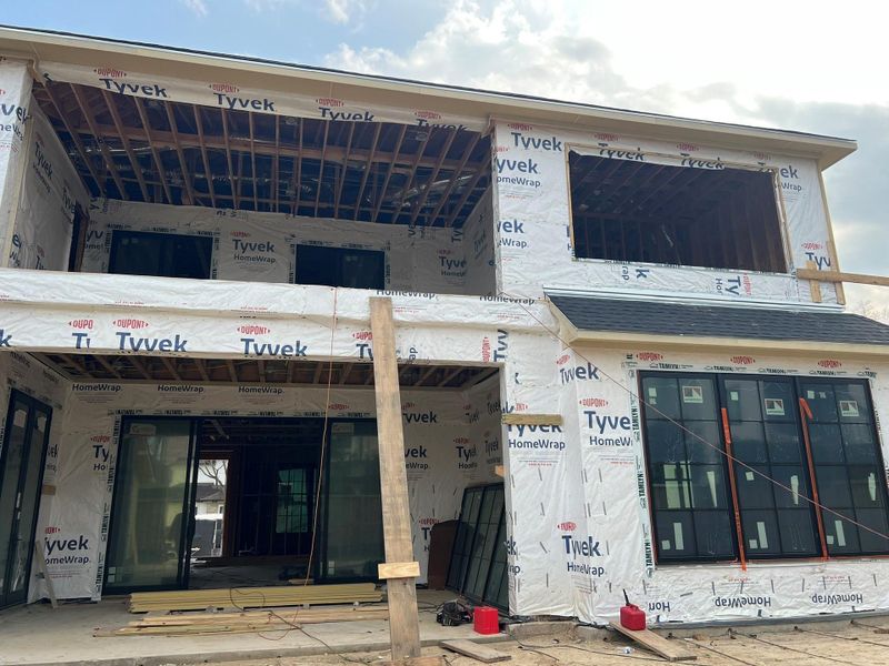 Covered patio on the first floor great for entertaining