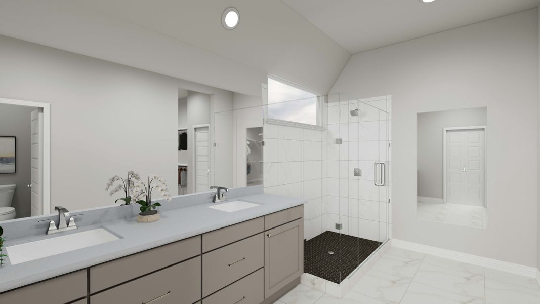 Representative furnished interior of a home built from the Falcon by Tri Pointe Homes in Oakhill Reserve, Tomball (Image 12). Representative furnished interior of a home built from the Falcon by Tri Pointe Homes in Oakhill Reserve, Tomball (Image 12).