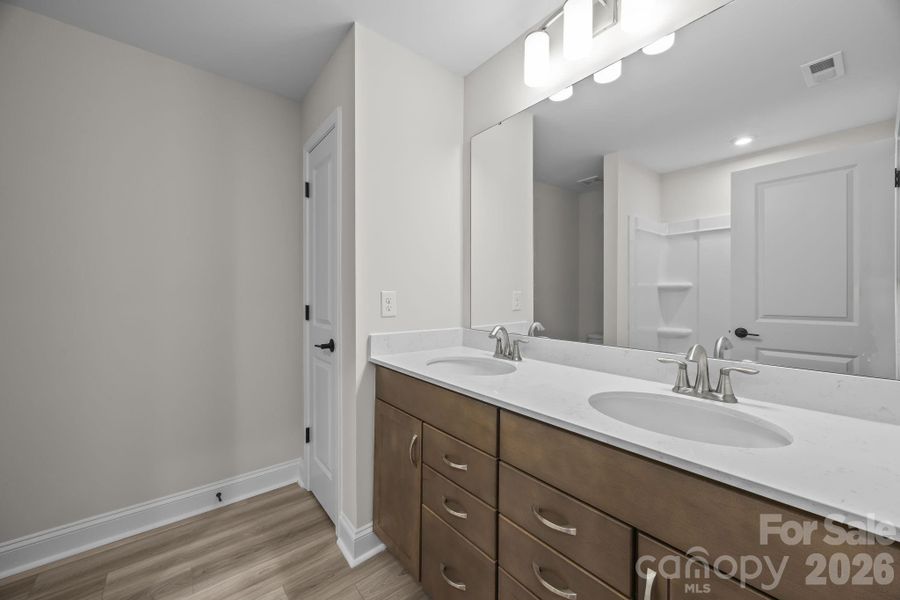 Furnished interior view inside a new home in Parkside Crossing, Charlotte (Image 6).