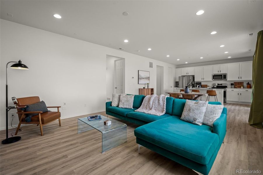 Furnished interior view inside a new home in , Colorado Springs (Image 17).