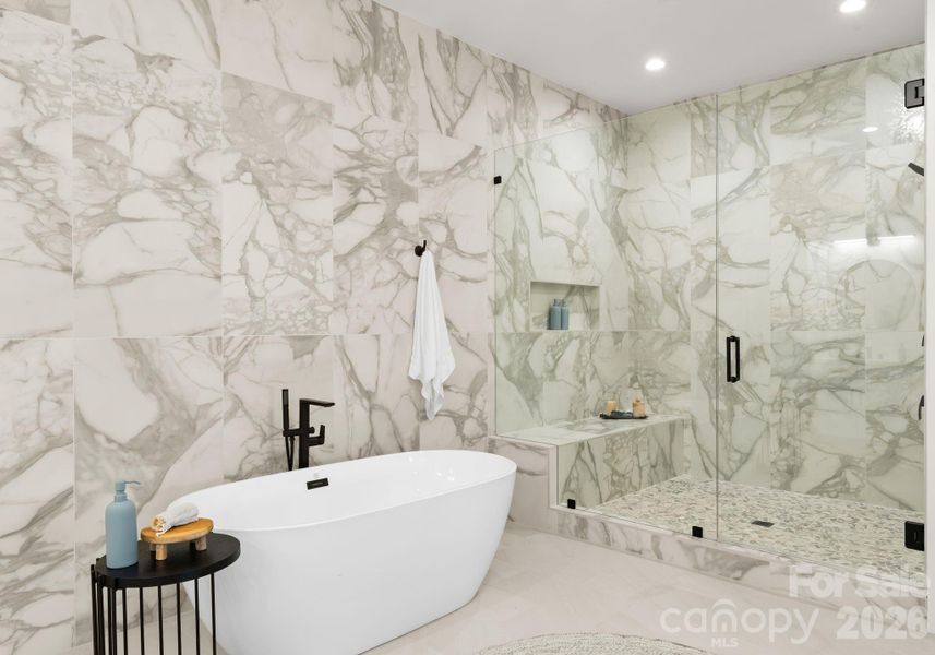 Furnished interior view inside a new home in , Charlotte (Image 35).