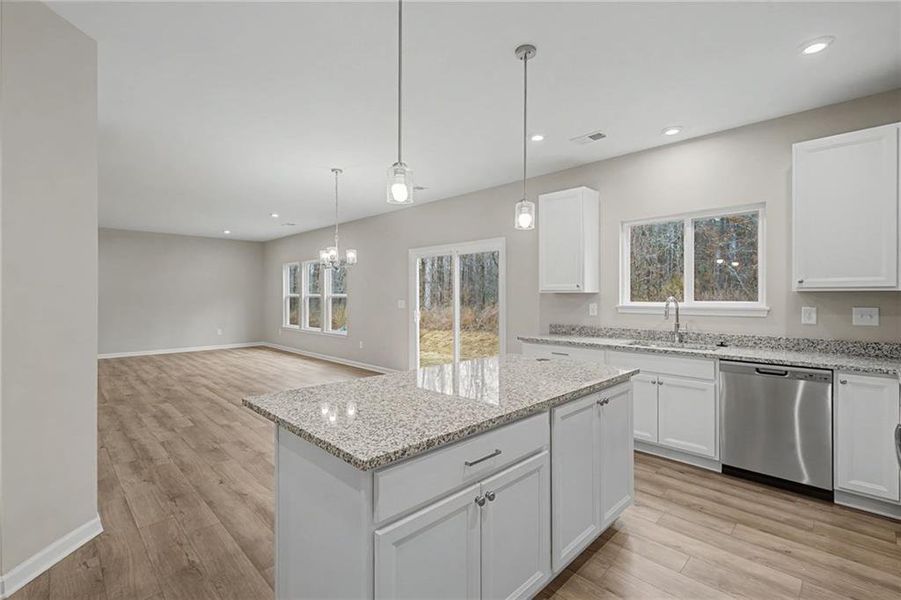 Furnished interior view inside a new home in Crossvine Estates, Braselton (Image 7).