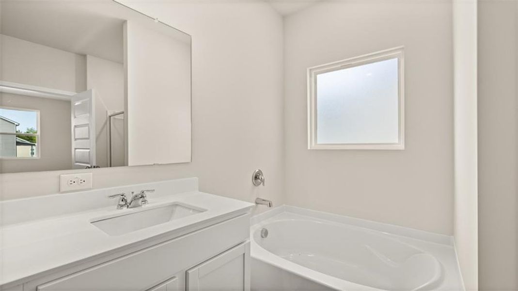 Furnished interior view inside a new home in Preserve at Dove Creek, Statham (Image 9).