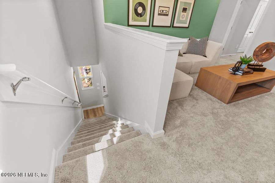 Spacious, unfurnished interior of a new home in The Landings at Pecan Park, Jacksonville (Image 26).