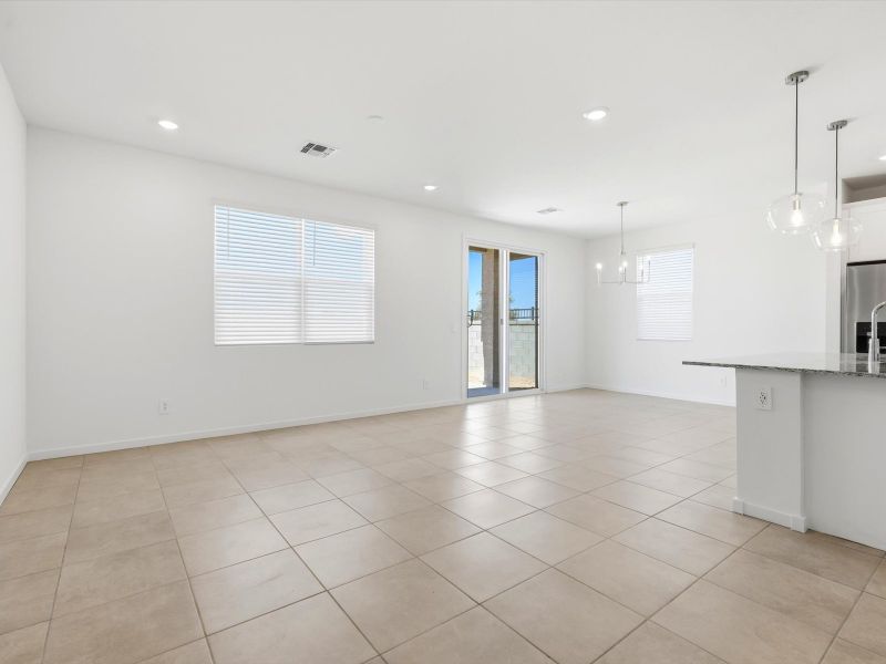 Spacious, unfurnished interior of a new home in Silva Farms - Classic Series, Goodyear (Image 11). Spacious, unfurnished interior of a new home in Silva Farms - Classic Series, Goodyear (Image 11).
