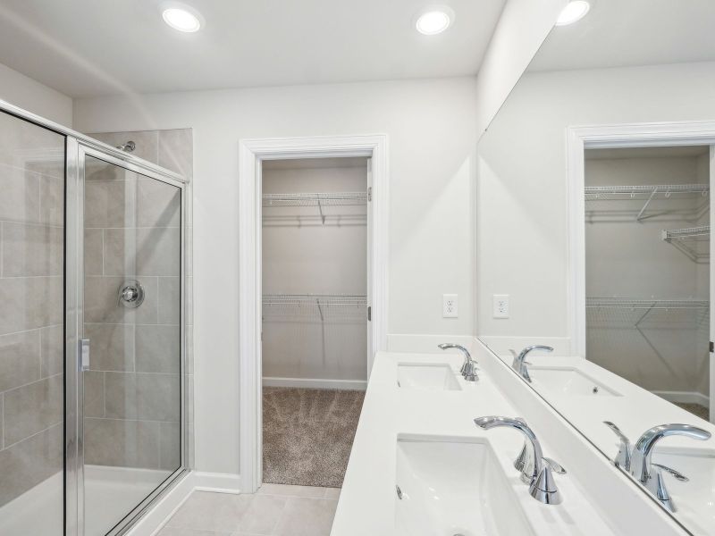 Furnished interior view inside a new home in Walnut Reserve, Conover (Image 7).