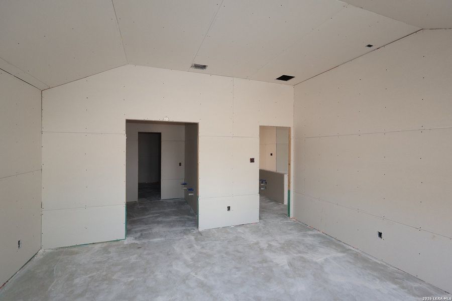 In-progress construction of a new home in Meadows at Clear Springs, New Braunfels, TX (Image 29).