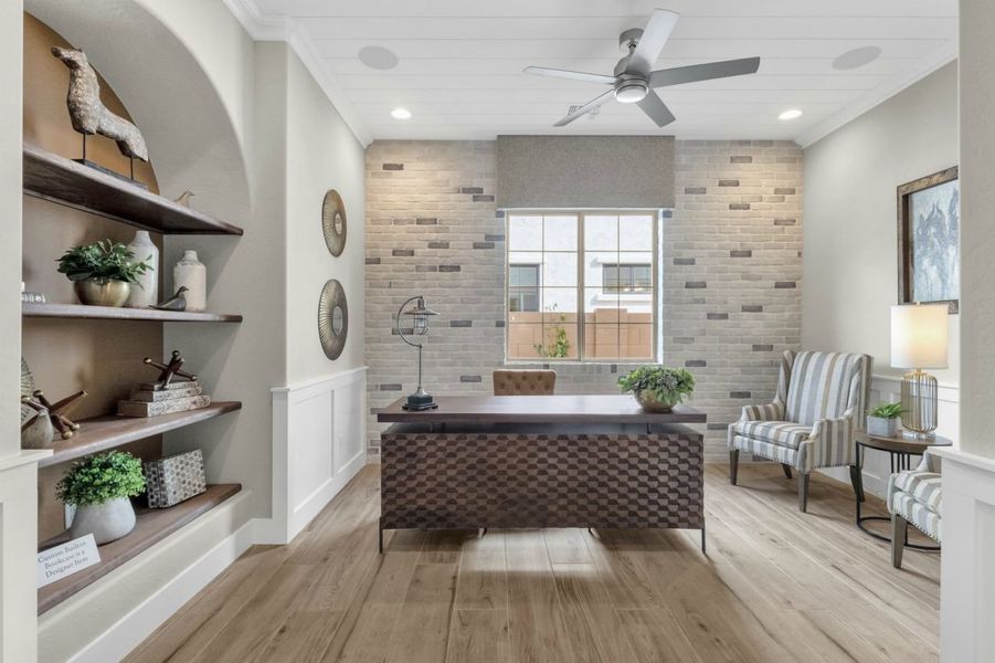 Representative furnished interior of a home built from the Residence Six by Blandford Homes in Earnhardt Ranch, Chandler (Image 11). Representative furnished interior of a home built from the Residence Six by Blandford Homes in Earnhardt Ranch, Chandler (Image 11).