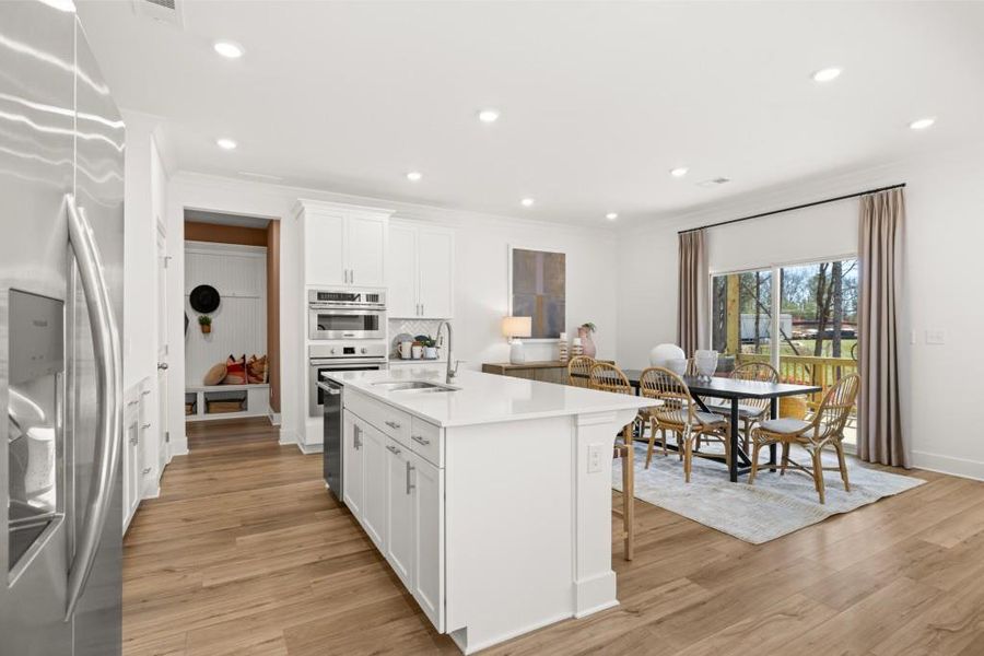 Furnished interior view inside a new home in Wellington Estates, Madison (Image 7). Furnished interior view inside a new home in Wellington Estates, Madison (Image 7).