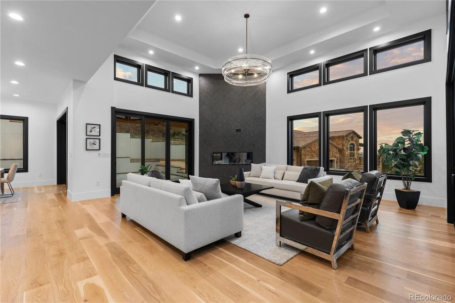 Furnished interior view inside a new home in , Littleton (Image 27).