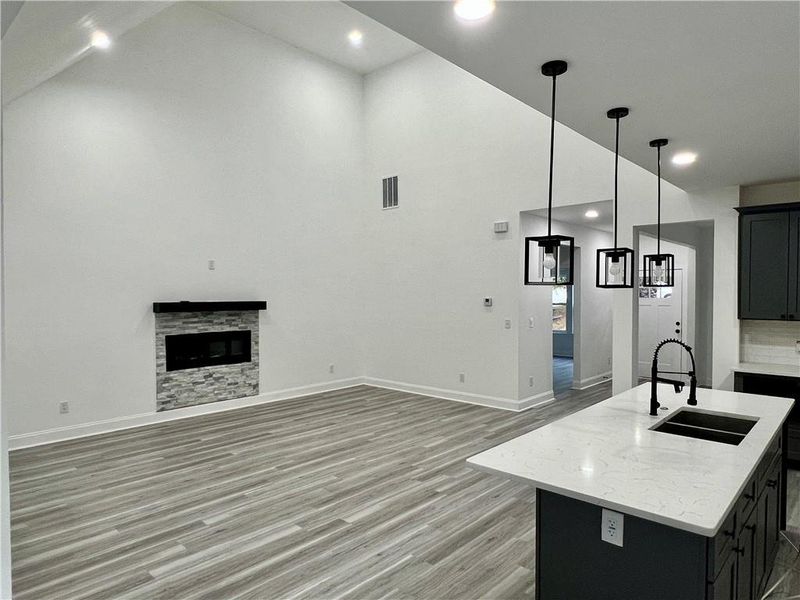 Furnished interior view inside a new home in , Fairburn (Image 12).