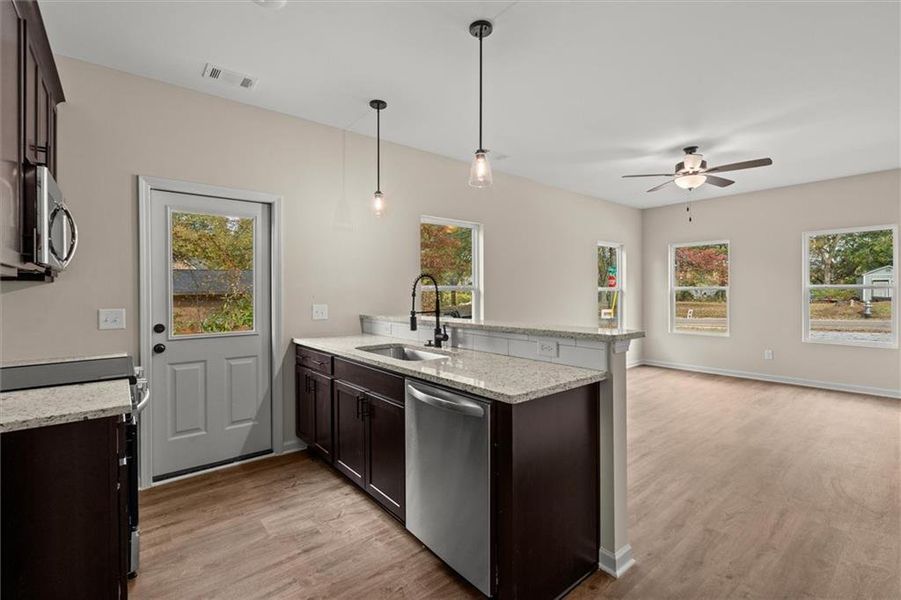 Furnished interior view inside a new home in , Carrollton (Image 11).