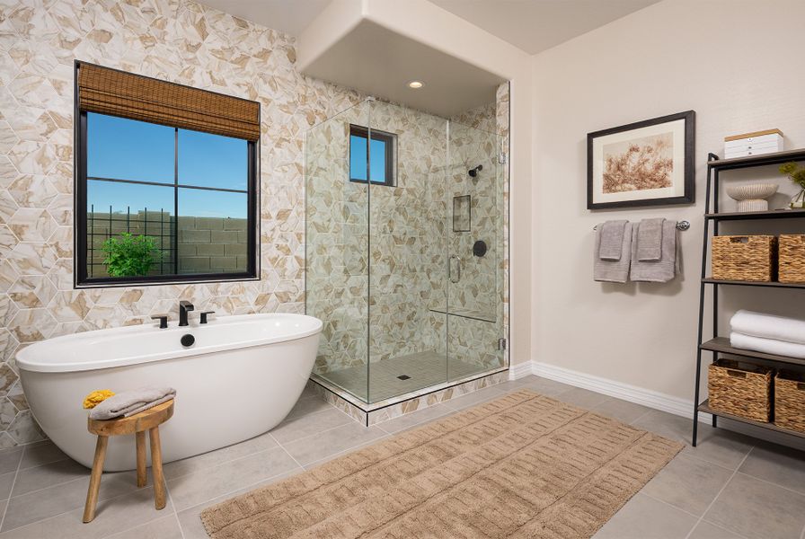 Representative furnished interior of a home built from the Heron by Taylor Morrison in Verdin Odyssey Collection, Phoenix (Image 13).