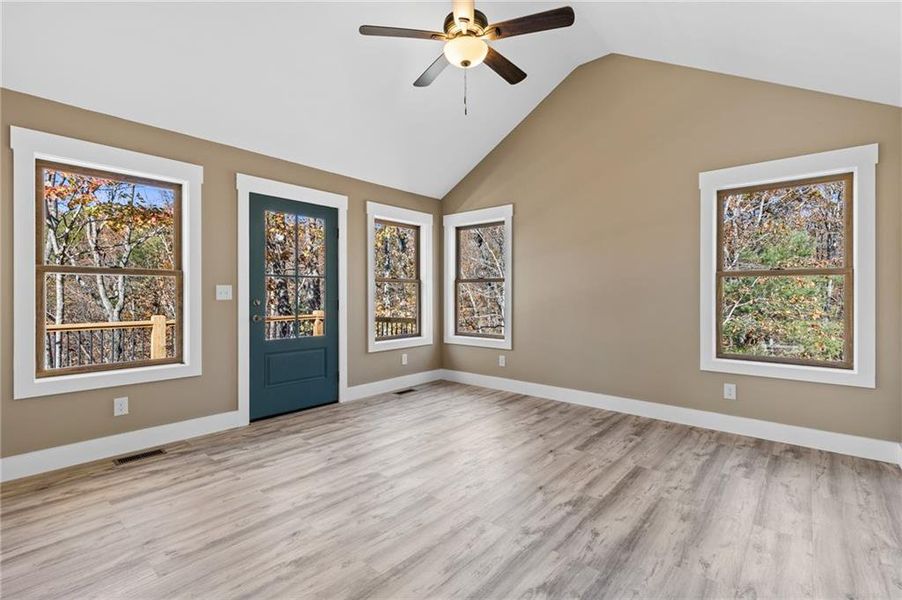 Spacious, unfurnished interior of a new home in , Ellijay (Image 15).