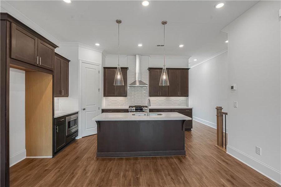 Furnished interior view inside a new home in Waterhaven, Cumming (Image 13).