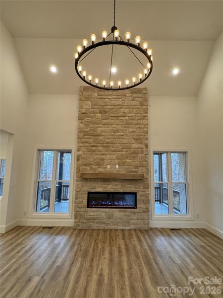 Close-up of interior finishes inside a home in , Hickory (Image 22).