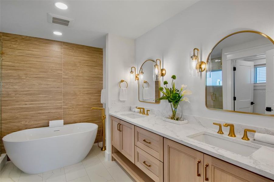 Furnished interior view inside a new home in , Sarasota (Image 35).