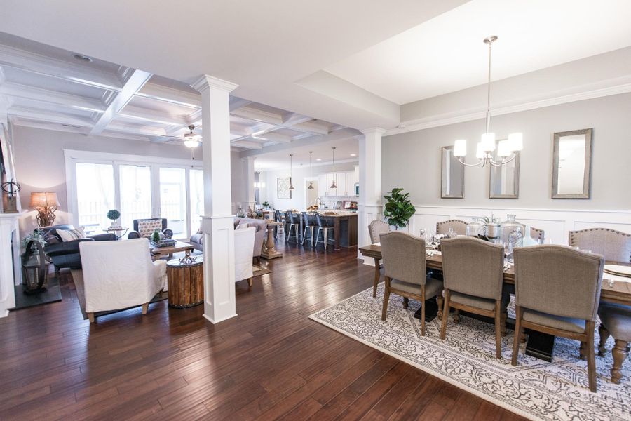 Representative furnished interior of a home built from the McKinley by Bill Clark Homes in The Sanctuary at Sunset Beach, Sunset Beach (Image 100). Representative furnished interior of a home built from the McKinley by Bill Clark Homes in The Sanctuary at Sunset Beach, Sunset Beach (Image 100).
