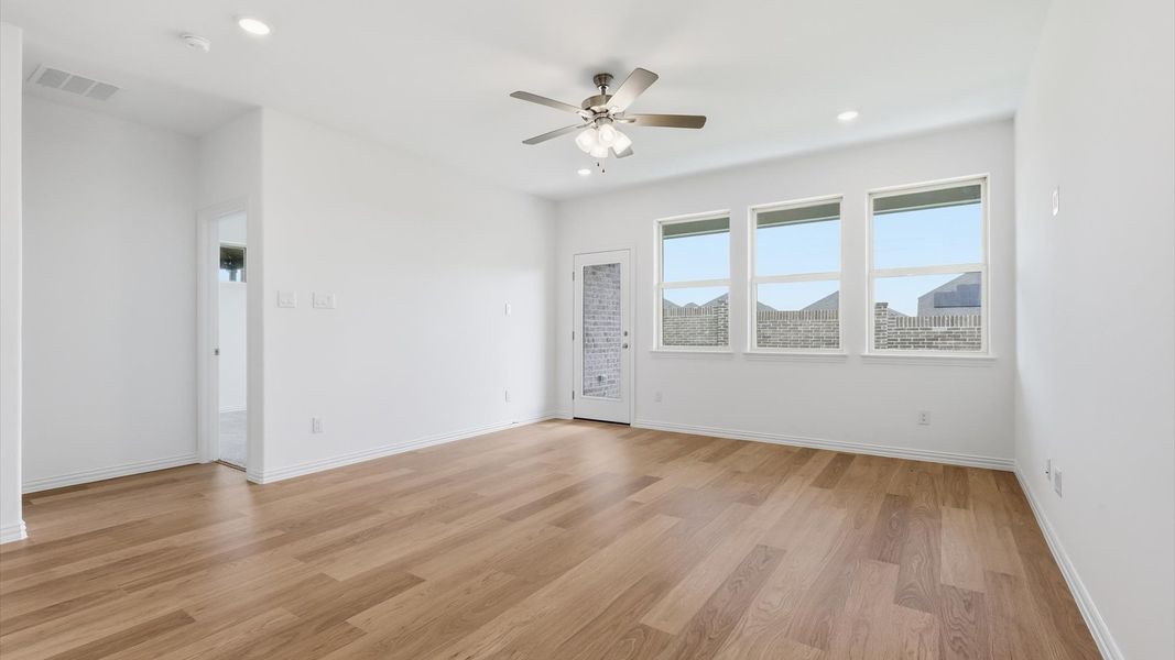 Furnished interior view inside a new home in Westridge Journey, Princeton (Image 12).