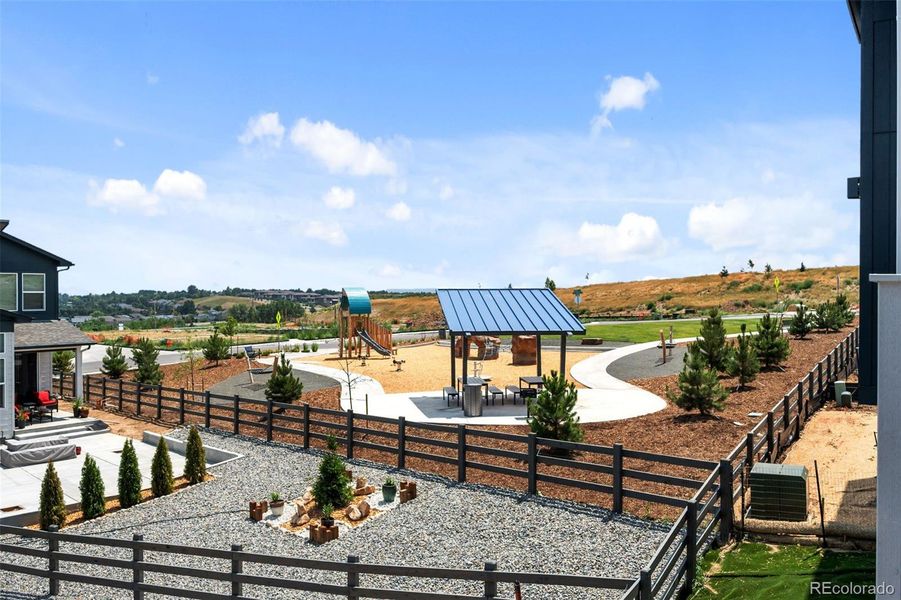 Front exterior of a new home in , Morrison, CO, highlighting curb appeal (Image 23).