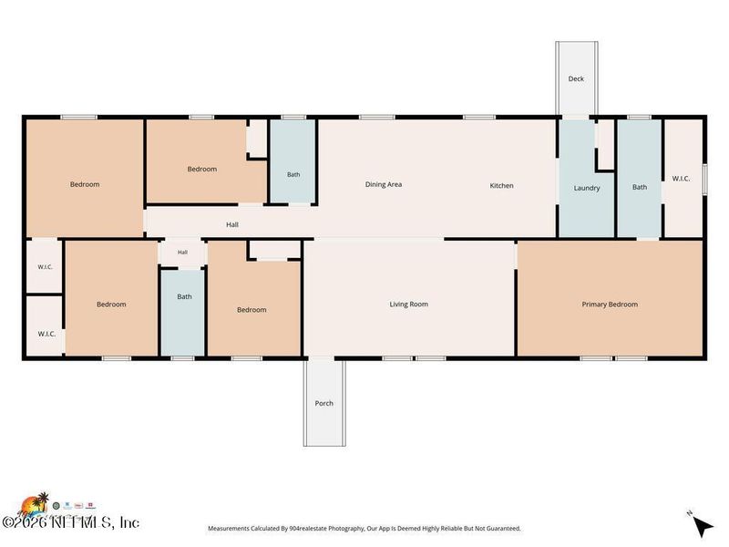 2D floor plan layout of this home in , Middleburg, FL (Image 3).