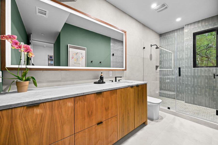 Furnished interior view inside a new home in , West Lake Hills (Image 17).
