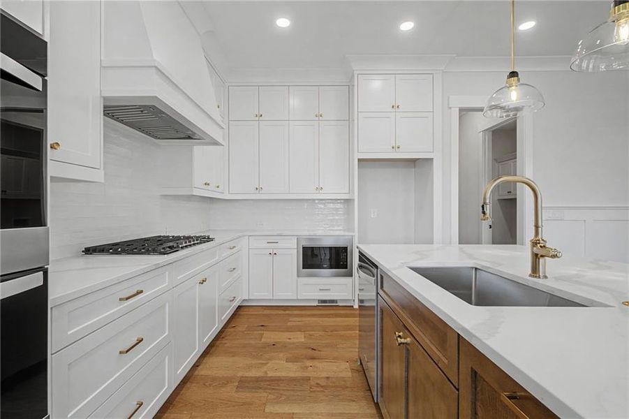 Furnished interior view inside a new home in Malone's Pond, Ball Ground (Image 12).