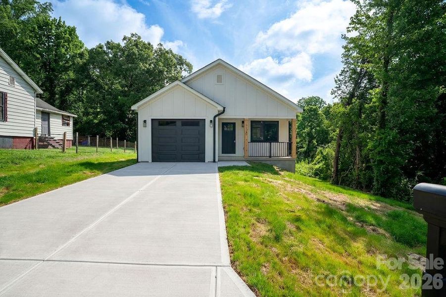 Front exterior of a new home in , Lincolnton, NC, highlighting curb appeal (Image 2). Front exterior of a new home in , Lincolnton, NC, highlighting curb appeal (Image 2).