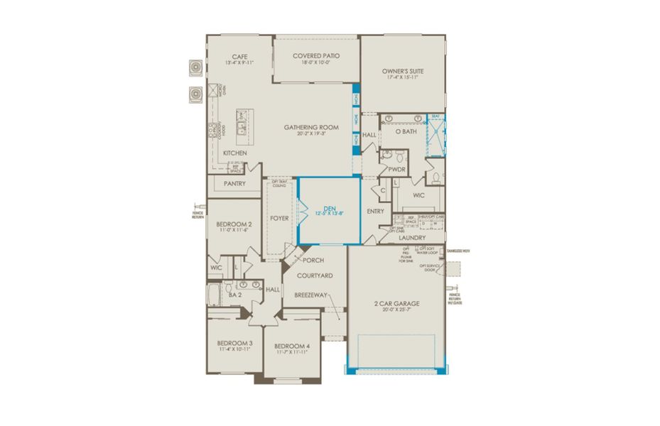 2D floor plan layout of this home in Vistoso Canyon Estates, Oro Valley, AZ (Image 3). 2D floor plan layout of this home in Vistoso Canyon Estates, Oro Valley, AZ (Image 3).
