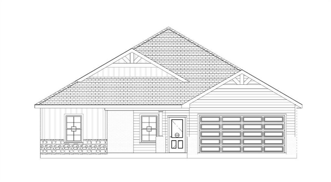 Exterior rendering of this home design in , Abilene, TX (Image 1). Exterior rendering of this home design in , Abilene, TX (Image 1).