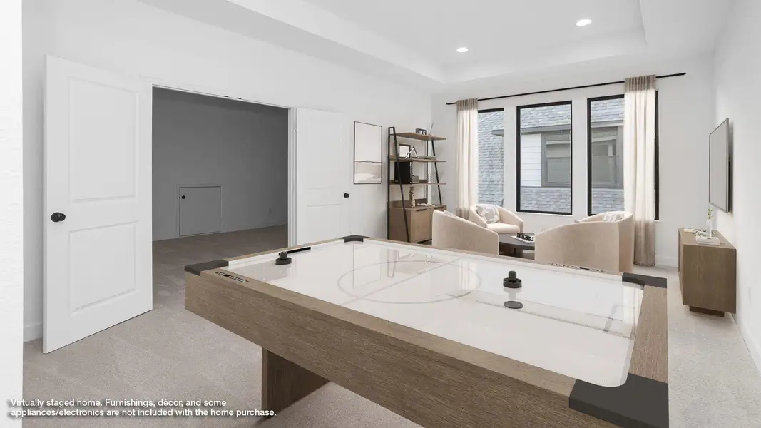 Furnished interior view inside a new home in Jubilee 60', Hockley (Image 4).