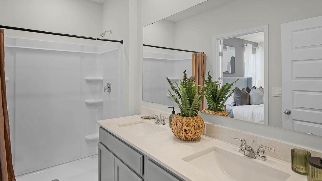 Furnished interior view inside a new home in Villamar, Winter Haven (Image 14).