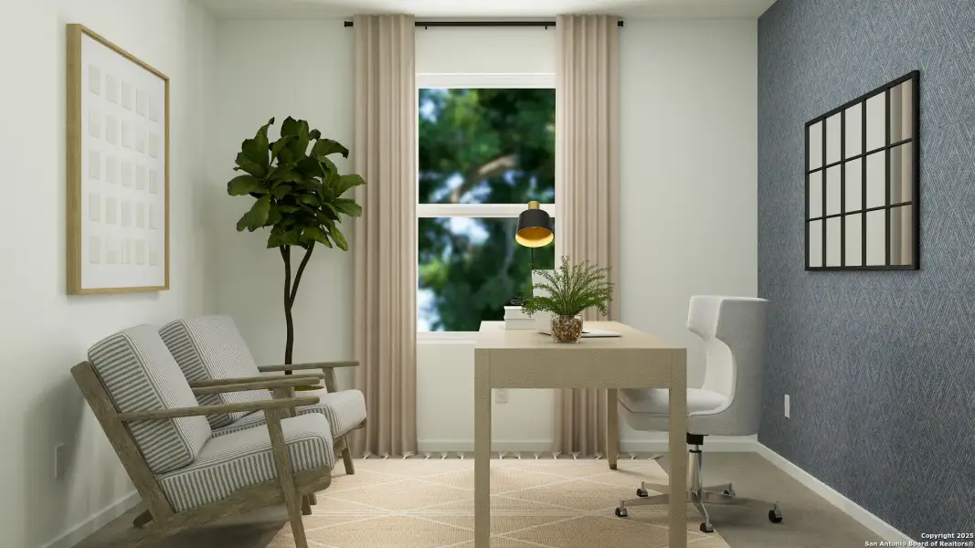 Furnished interior view inside a new home in Somerset Meadows, San Antonio (Image 11).