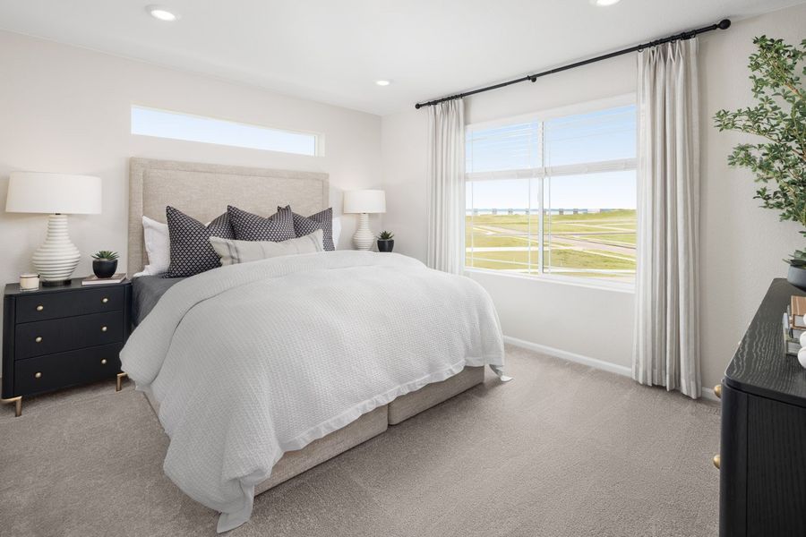 Representative furnished interior of a home built from the 2212 by Risewell Homes in Windler, Aurora (Image 6).