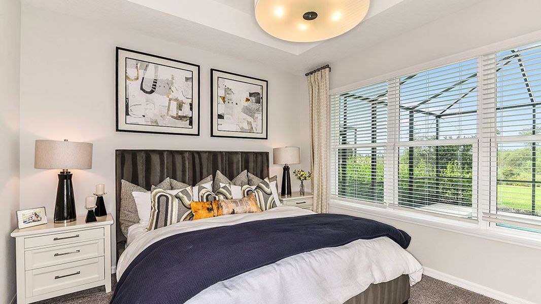 Representative furnished interior of a home built from the Saint Vincent by Taylor Morrison in Central Park, Port St. Lucie (Image 8).