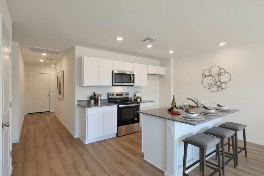 Furnished interior view inside a new home in Cross Creek Ranch, Coolidge (Image 5).
