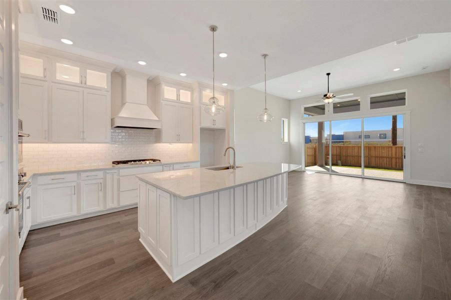 Furnished interior view inside a new home in , Katy (Image 10).