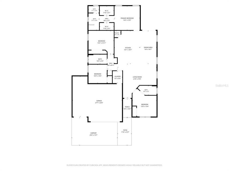 2D floor plan layout of this home in , Ocala, FL (Image 3). 2D floor plan layout of this home in , Ocala, FL (Image 3).